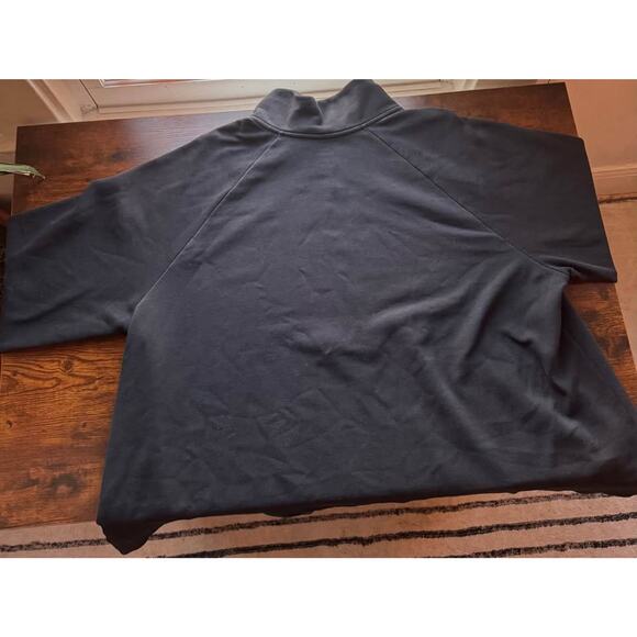 Under Armour Rival Terry Black Cotton-Blend Men's 1/2 Zip Pullover Sweater -3XL - Picture 3 of 8